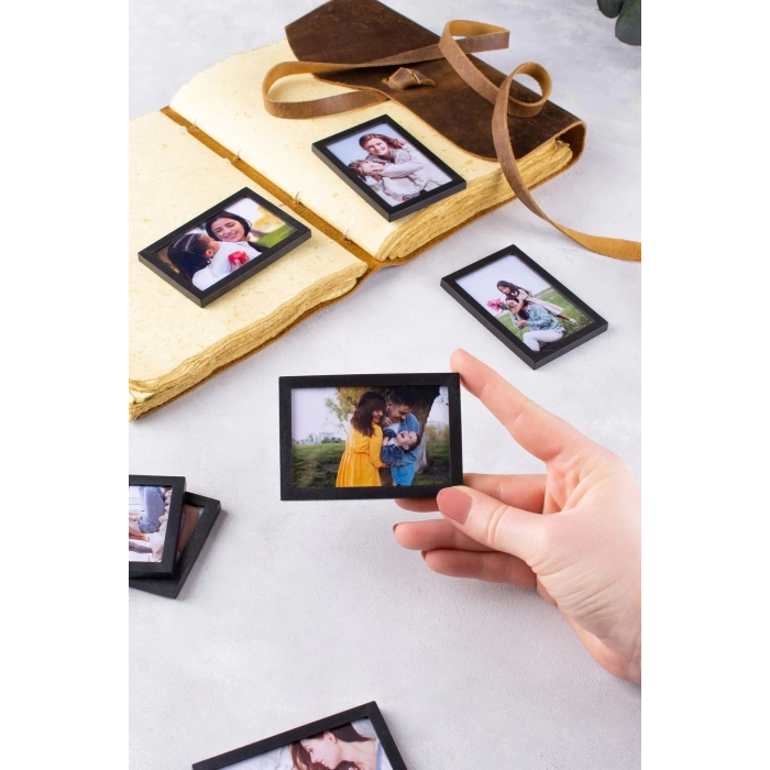 Siyah Çerçeveli Magnet 5x7 cm - 36 Adet