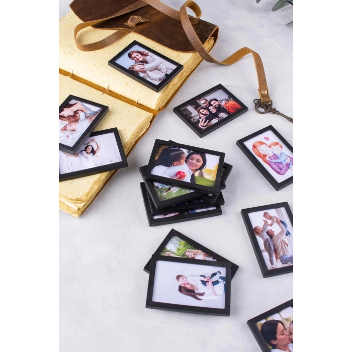 Siyah Çerçeveli Magnet 5x7 cm - 36 Adet