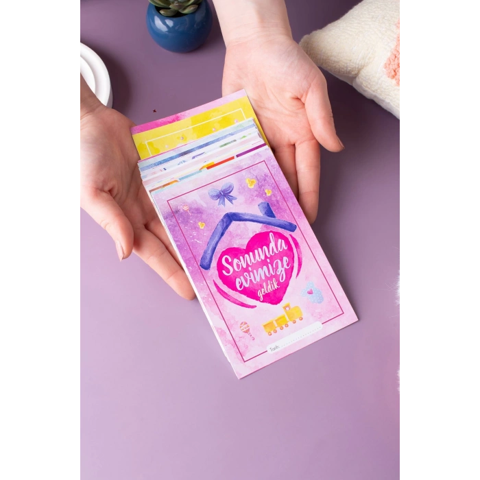 Water Color Anı Kartı 36 Adet