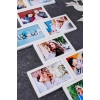 Beyaz Çerçeveli Magnet 6x9cm - 9 Adet