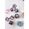 Siyah Çerçeveli Magnet 5x5cm - 64 Adet