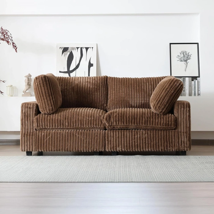 2’li Modüler Koltuk – Sirius Serisi - Kahverengi