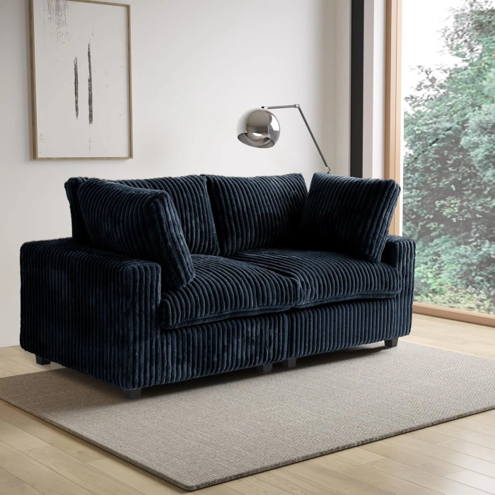 2’li Modüler Koltuk – Sirius Serisi - Siyah