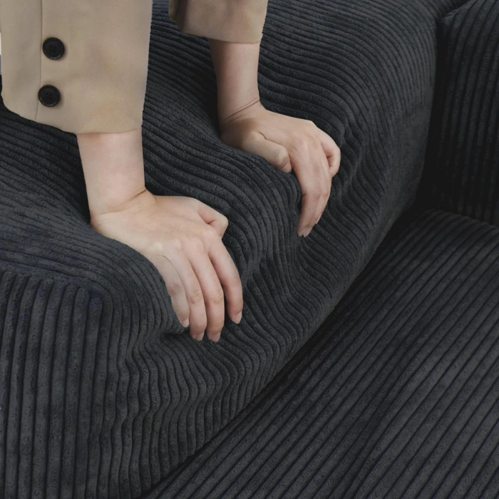 3’lü Modüler Koltuk Seti – Nova Serisi - Siyah