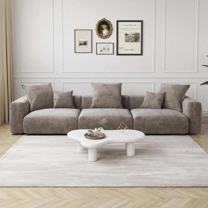 3’lü Modüler Koltuk Seti – Nova Serisi - Vizon