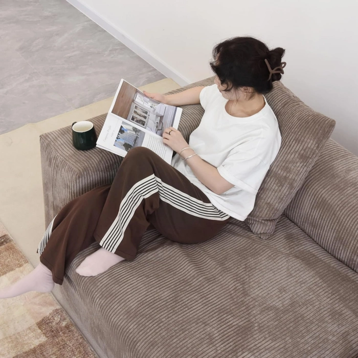 3’lü Modüler Koltuk Seti – Nova Serisi - Vizon