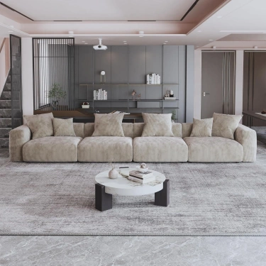 4’lü Modüler Koltuk Seti – Nova Serisi - Vizon