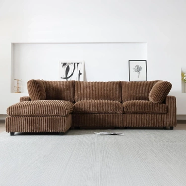 L Şekilli Modüler Koltuk – Sirius Serisi - Kahverengi