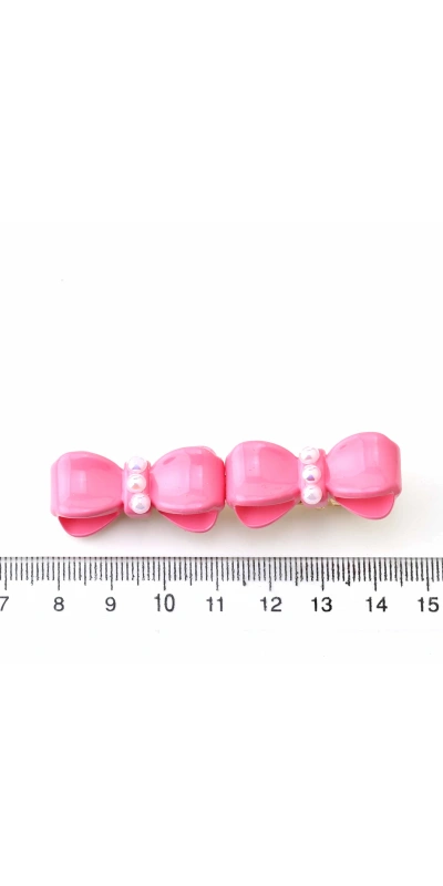 Pembe Renkli Çıtçıt 5li Toka Seti