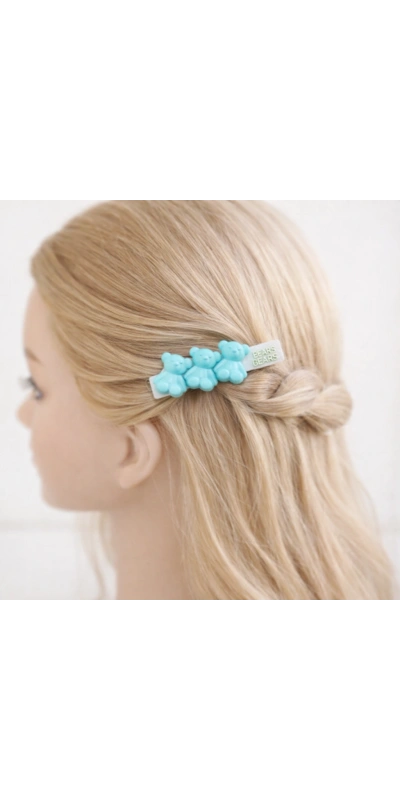 Mavi Tonlu Kız Çocuk 5li Toka Seti