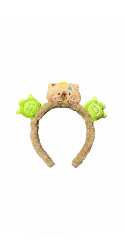 Capipara Yeşil Sülüfat Peluş Taç