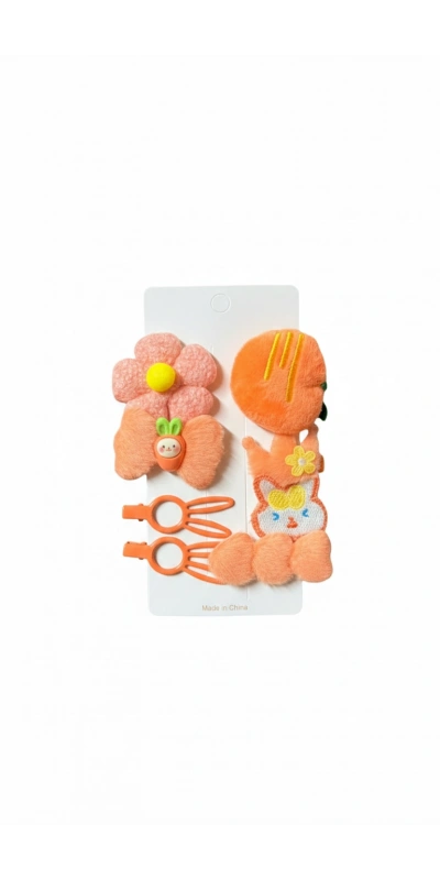 Turuncu Karışık Yumuşak Toka Seti
