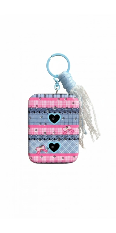 Kalpli Desenli Cep Aynası