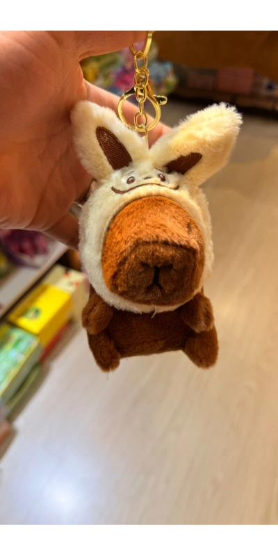 Cappypara şapkası kulaklıksı krem