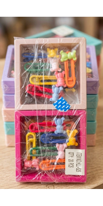 Ayıcıklı Vakumlu Kutulu Toka Seti