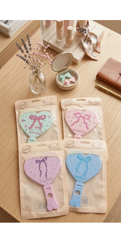 Kalpli Katlanabilir El Aynası