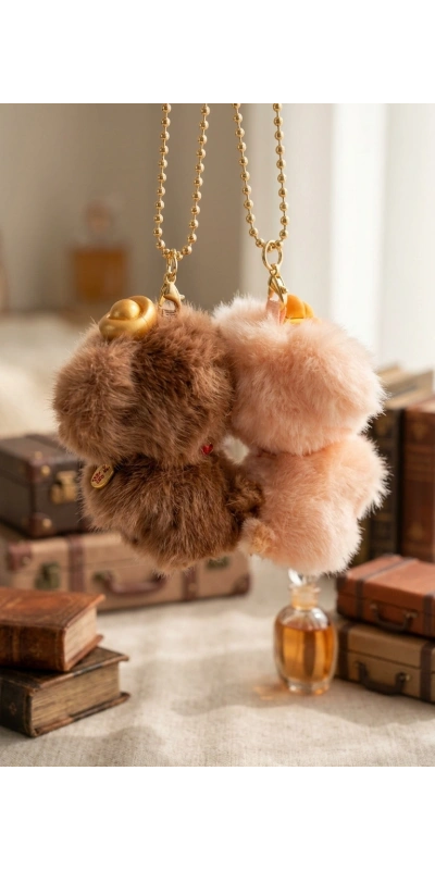 Peluş Hayvanlar Çanta Süsü Anahtarlık