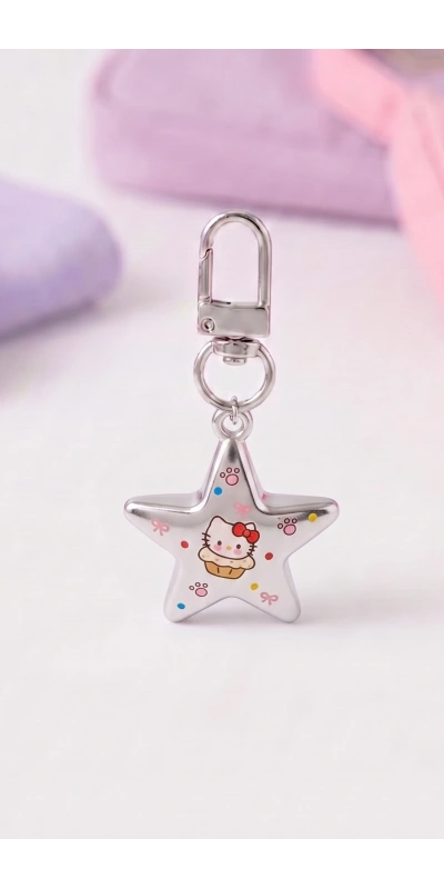 Hello Kitty Yıldız Anahtarlık Çanta Süsü