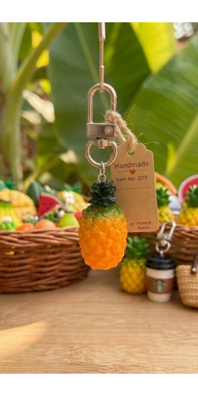 Ananas Meyve Anahtarlık