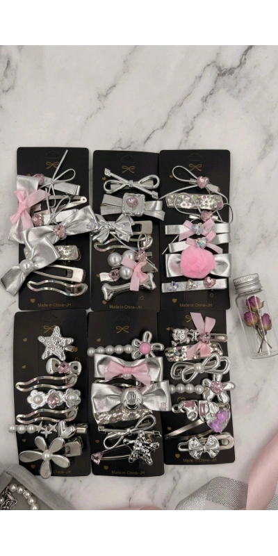 Gümüş Tonlar Toka Seti