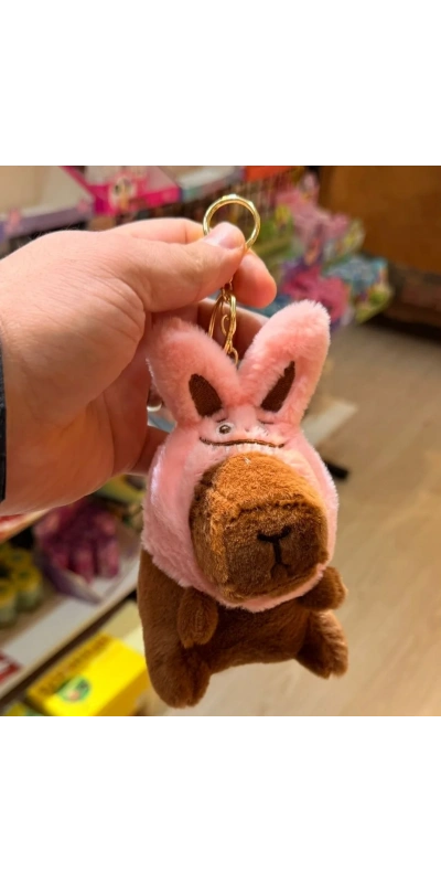 Cappypara şapkası kulaklıksı pembe