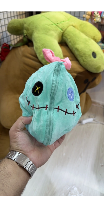 Fermuarlı Stich mavi