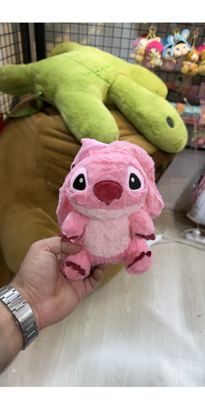 Fermuarlı Stich pembe