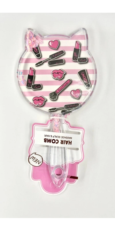 Kedi Kulaklı Ayna Ruj Makyaj