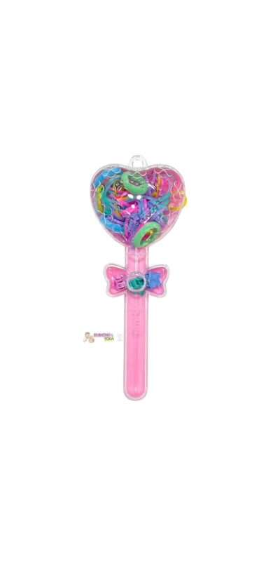 Pembe Lastik Toka Seti Saplı Model 2