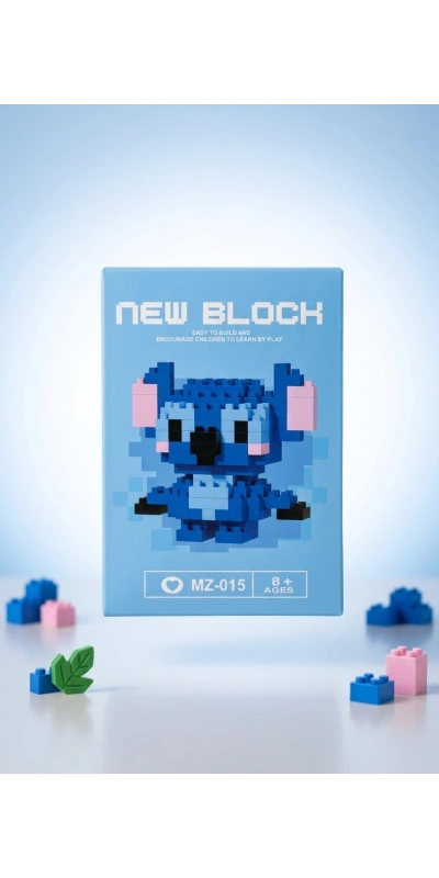 Stitch Bricks Mini Blok Yapboz