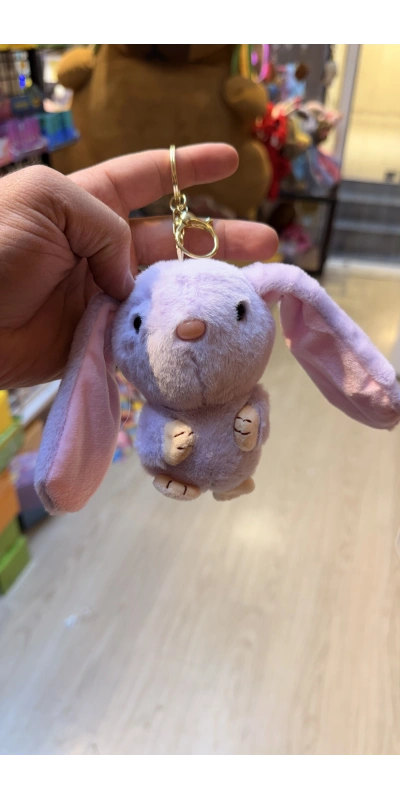 Uzun kulaklı tavşan mor