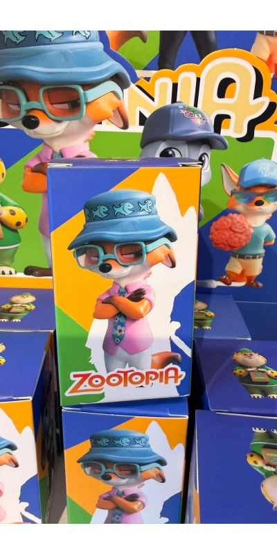 Zootopia (Hayvanlar Şehri) Temalı Figür Anahtarlık
