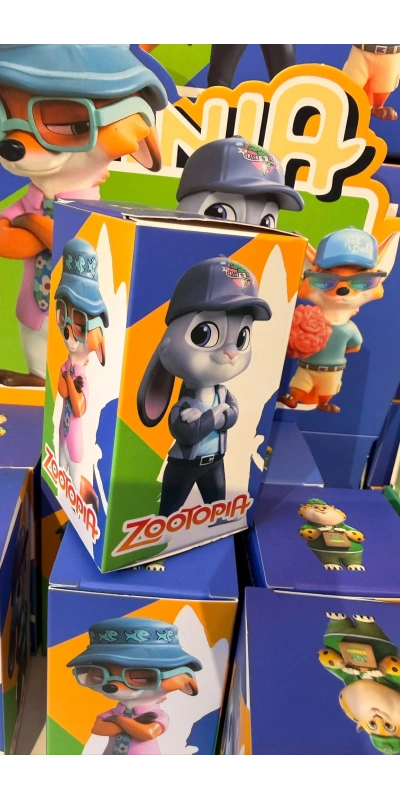 Zootopia (Hayvanlar Şehri) Temalı Figür Anahtarlık