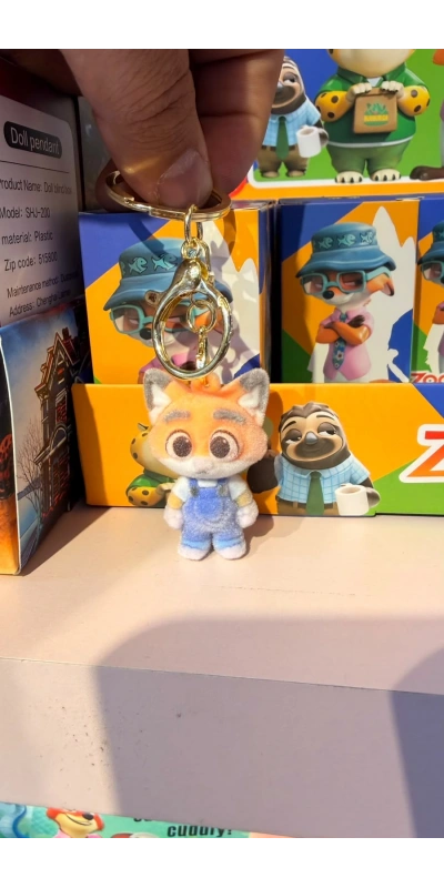 Zootopia (Hayvanlar Şehri) Temalı Figür Anahtarlık