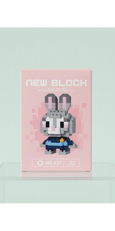 Zootropolis Judy Hopps Bricks Mini Blok Yapboz