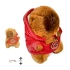 Capybara Kapşonlu Kırmızı Anahtarlık 13cm