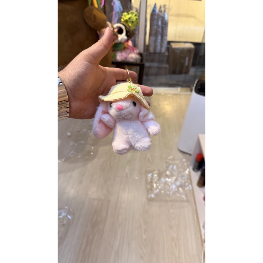 Şapkalı tavşan pembe