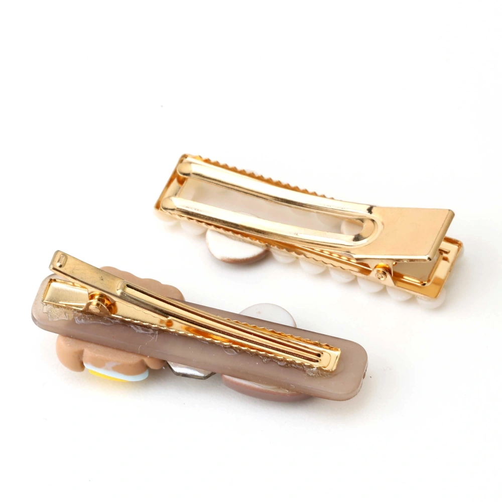 Sevimli Kalpli Ayıcık Figürlü 5li Toka Seti