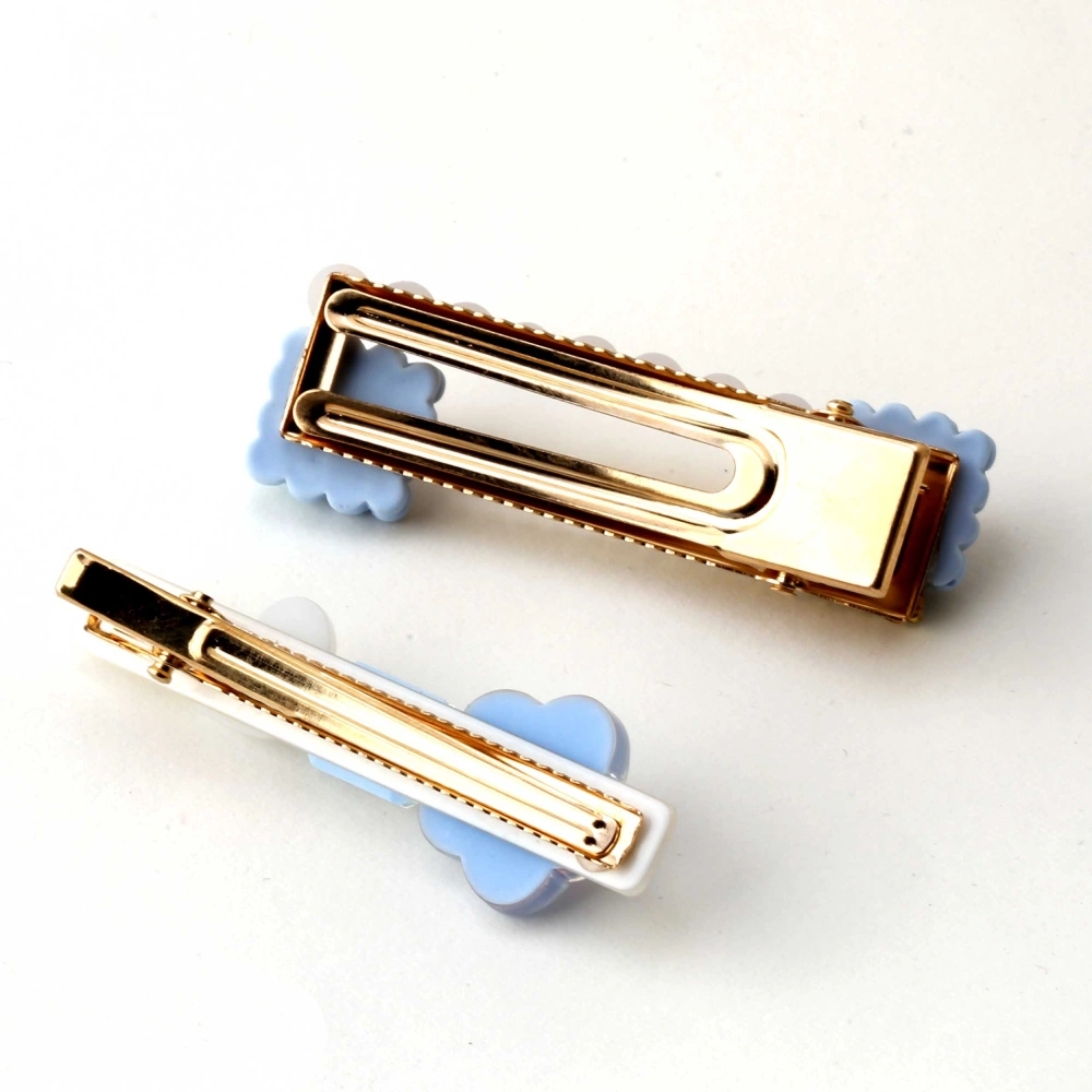 Mavi Tonlu Kız Çocuk 5li Toka Seti