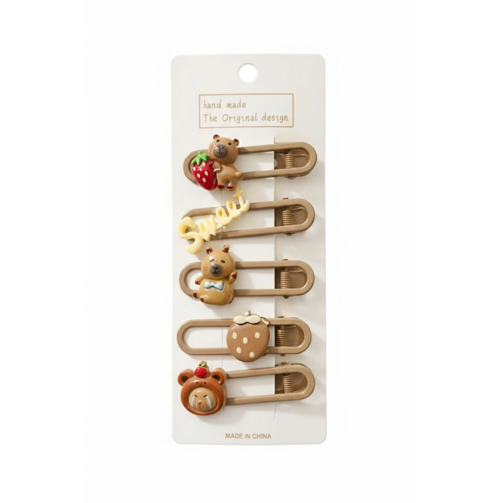 Cappypara 5li Çilek Toka Seti