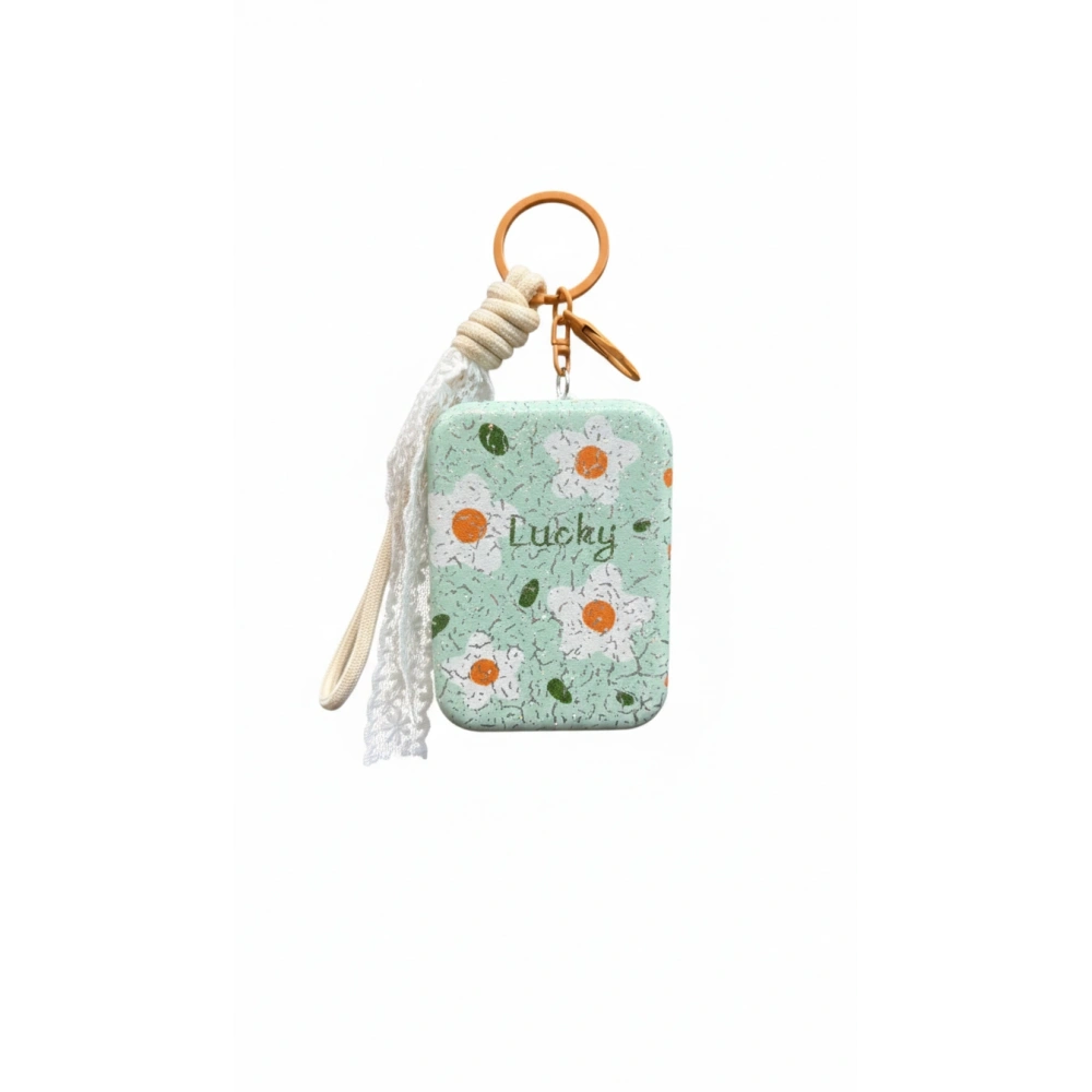 Lucky Yazılı Yeşil Cep Aynası