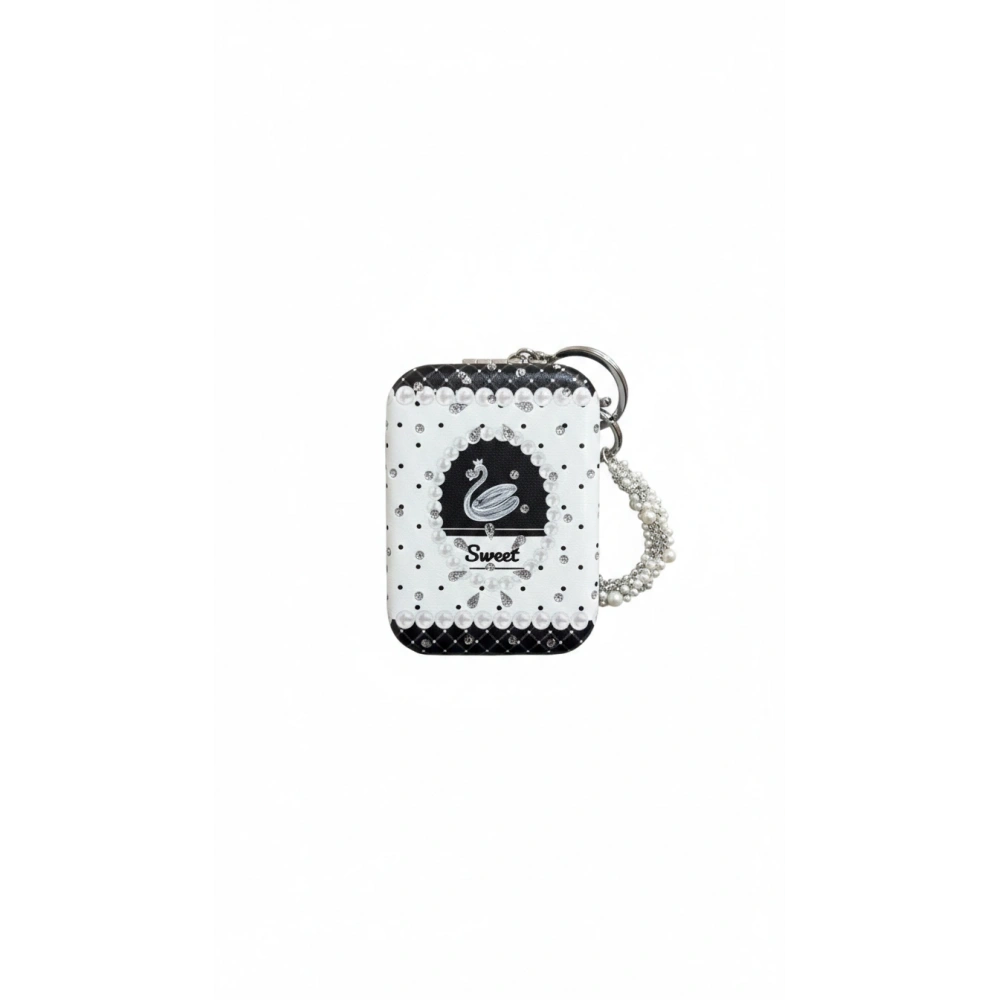 Sweet Yazılı Kristal Taşlı Cep Aynası