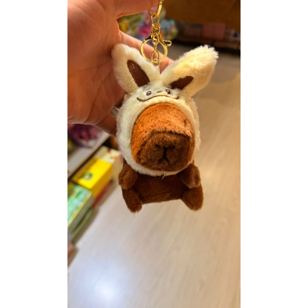 Cappypara şapkası kulaklıksı krem