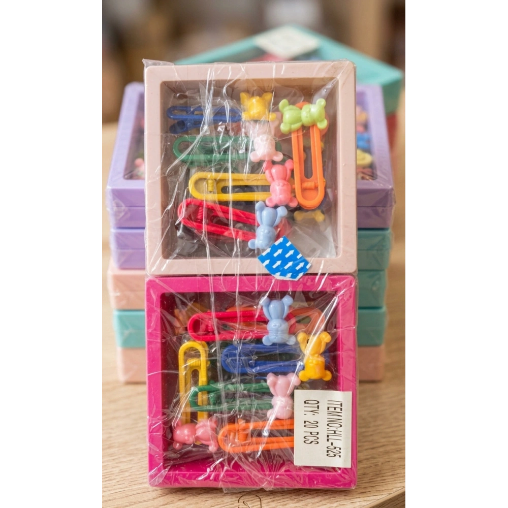 Ayıcıklı Vakumlu Kutulu Toka Seti