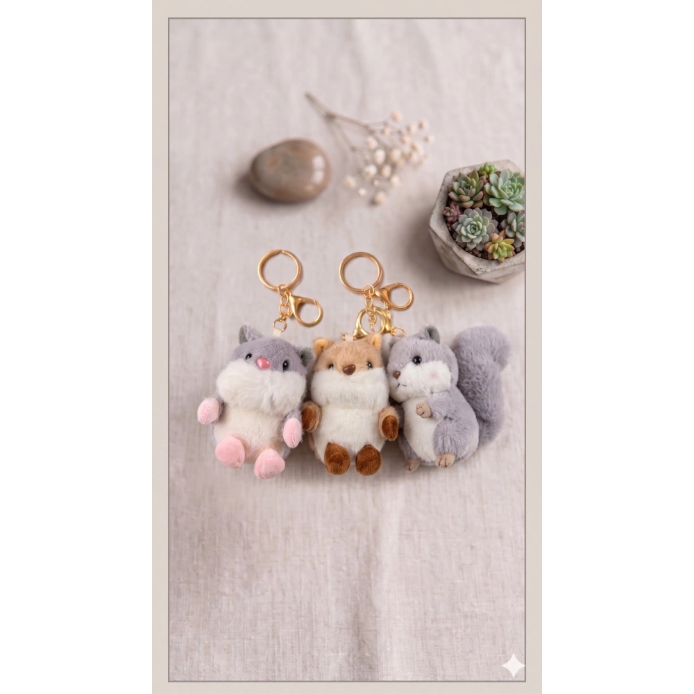 Sincap Figür Peluş Anahtarlık Çanta Süsü