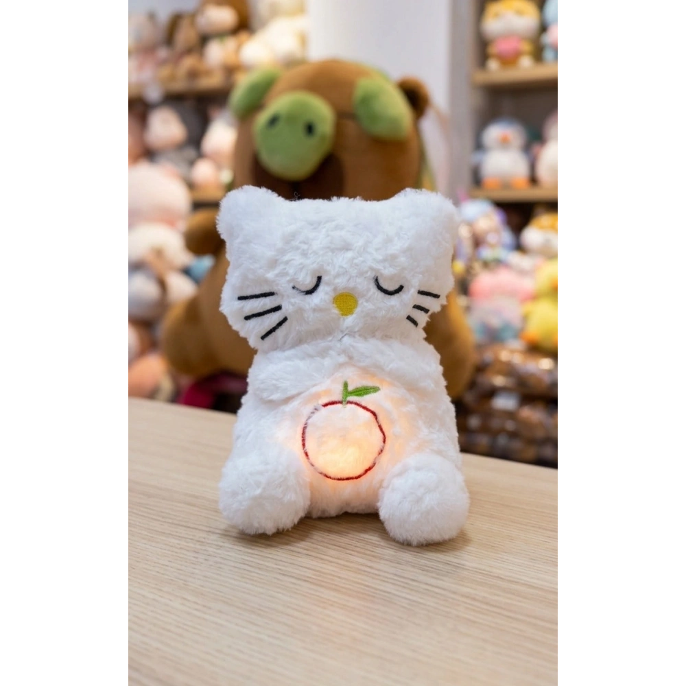 Beyaz Kedisi Nefes Alan Bebek Oyuncak
