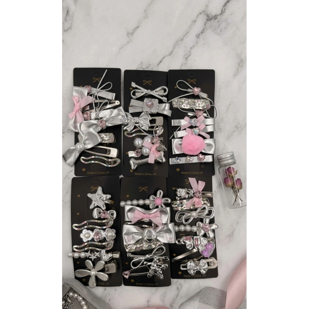 Gümüş Tonlar Toka Seti