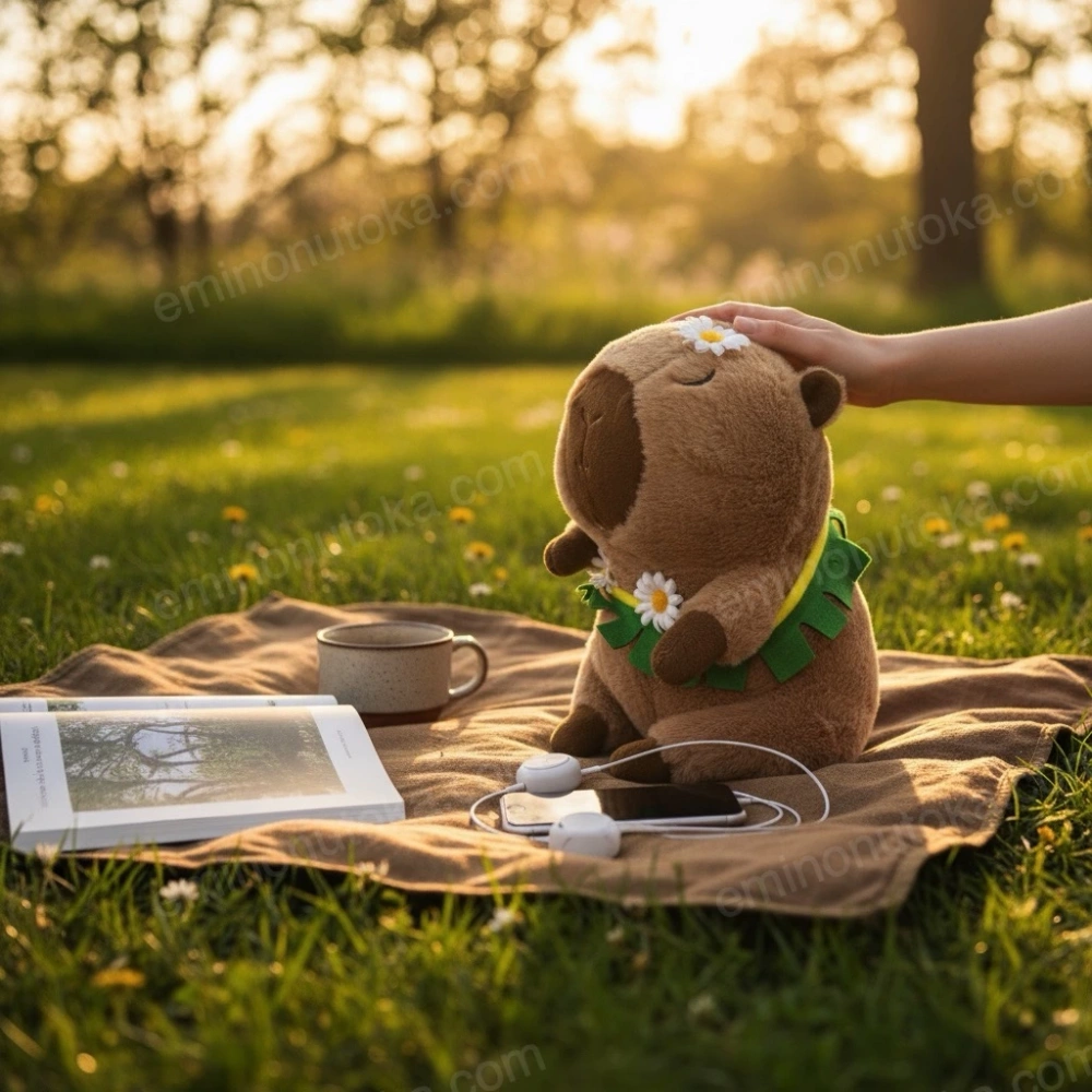 Capybara Büyük Boy Annesi Papatyalı