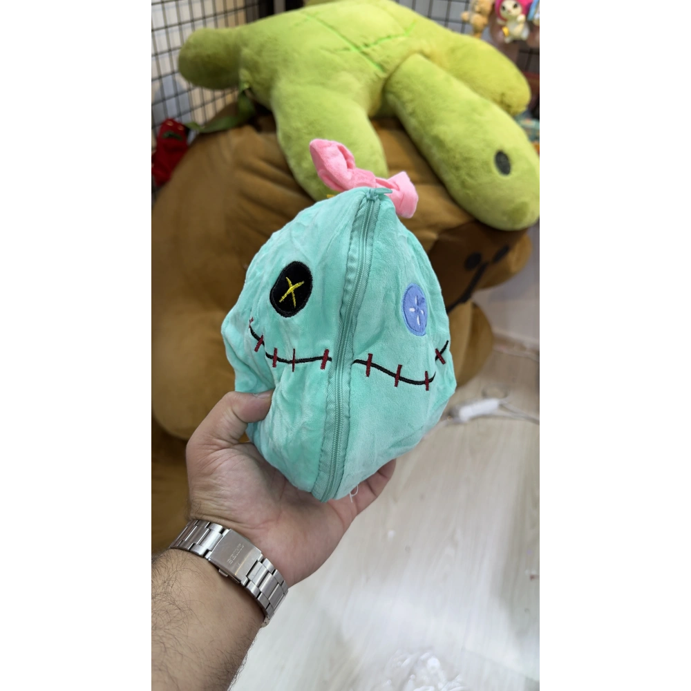 Fermuarlı Stich mavi