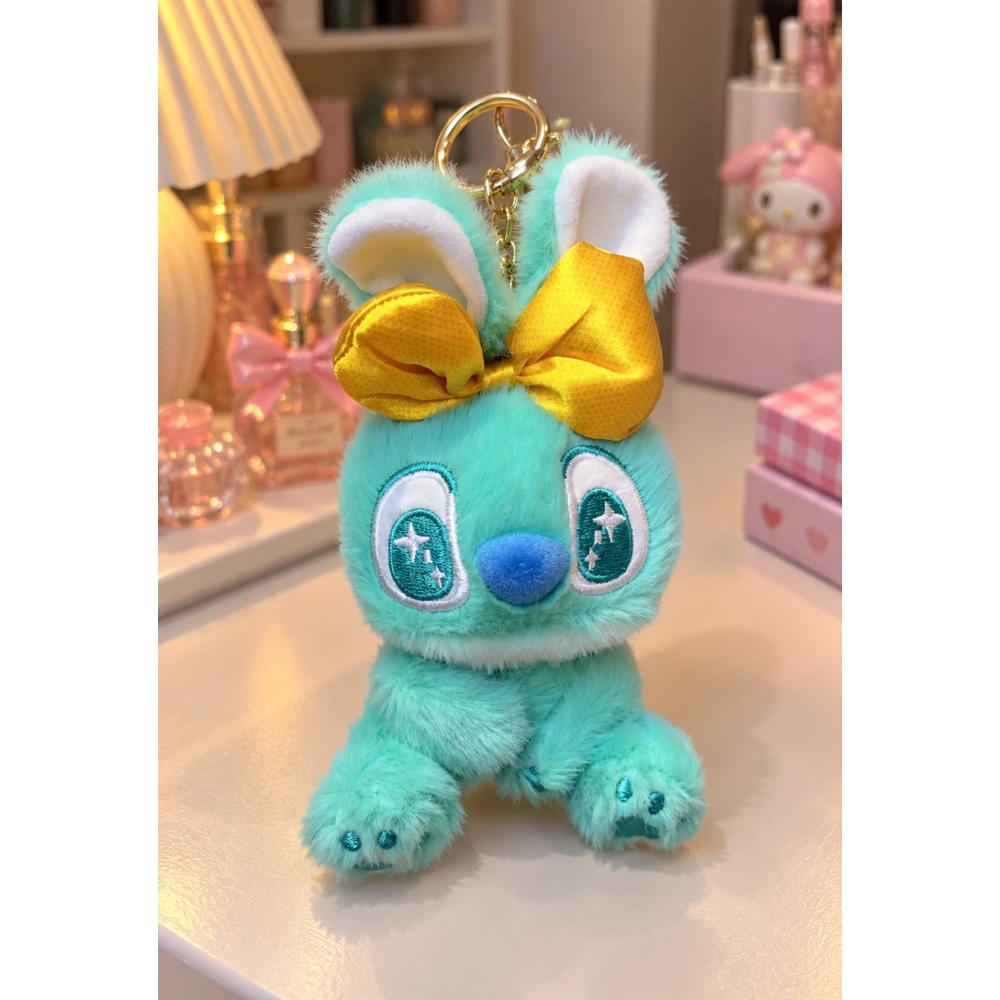 Fiyonklu stich mint yeşili